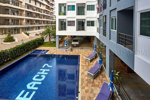 Beach 7 Condo, Pattaya Jomtien Beach Eksteriør billede